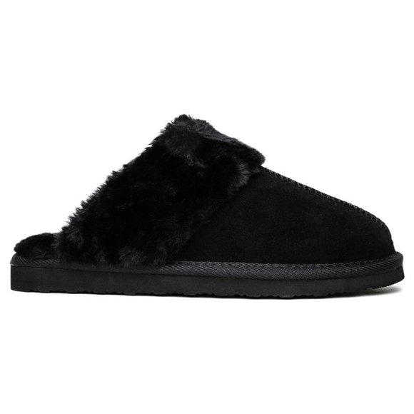 MINNETONKA Chesney Slide Slippers in Black - NEW - Size 9 - Picture 4 of 6
